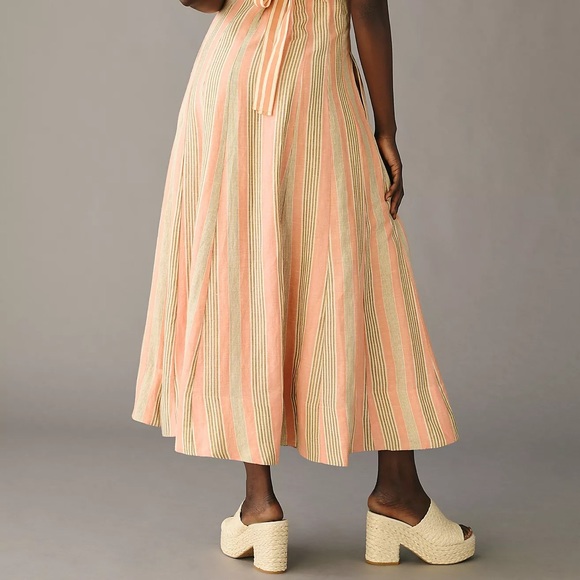 Anthropologie Maeve Square-Neck Tie-Back A-Line Dress - Picture 11 of 11